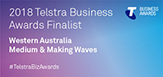 2018 Telstra Business Awards logo