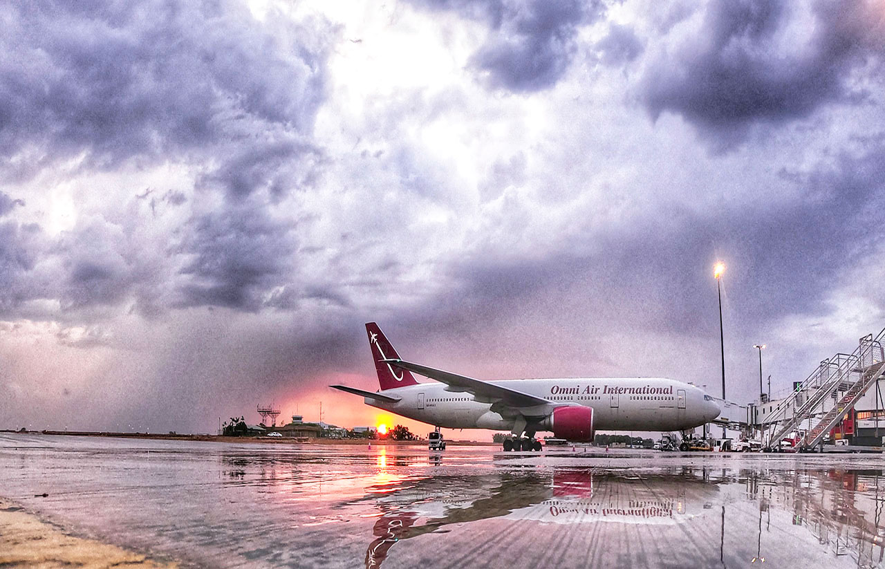 ADG Plane parked on tarmac