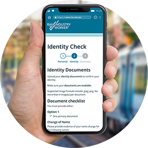 rail industry worker check